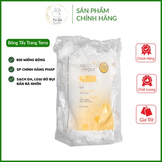Bông Tẩy Trang Pháp Tetra Medical Carrés De Coton 600 miếng