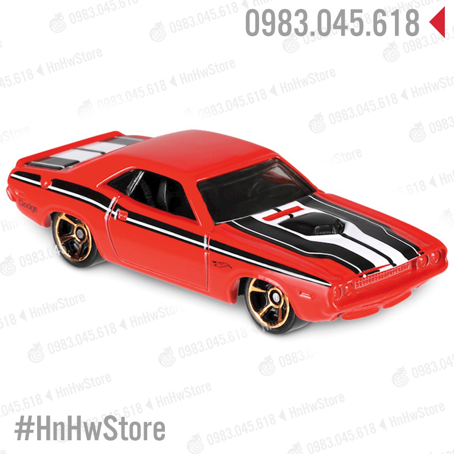 Xe Hot Wheels - ’70 Dodge HEMI CHALLENGER 2018 đồ chơi ô tô mô hình hotwheels