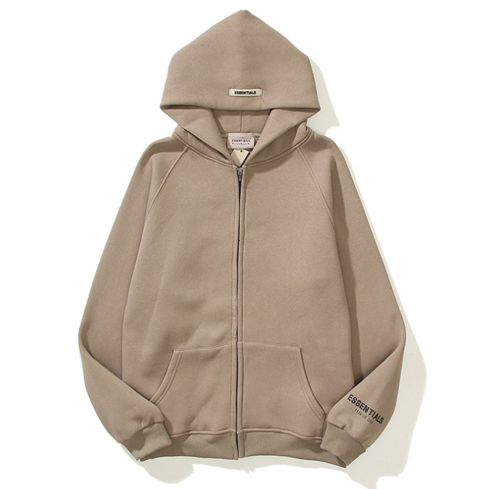 Hàng Mới Về Essentials FOG FEAR OF GOD Dây Kéo Nam Nữ Người Yêu Áo Len