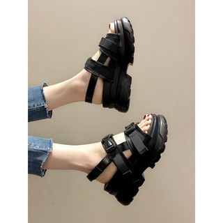 (Hàng sẵn) Sandal ulzzang nữ đế cao 7cm( Ảnh thật ở cuối)
