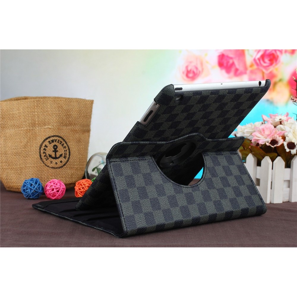 Bao da iPad 2, iPad 3 , iPad 4 sọc caro xoay 360 | BigBuy360 - bigbuy360.vn
