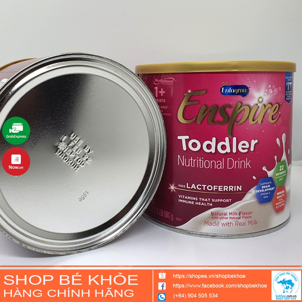 Sữa Enfagrow Enspire Toddler Lactoferin 1 – 3 tuổi 680g của Mỹ