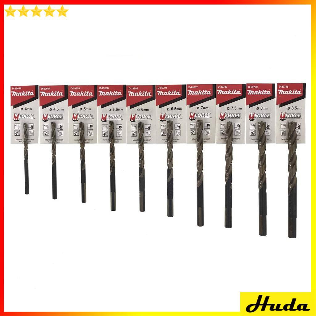 Mũi khoan kim loại HSS M-force 4.0mm-8.5mm Makita