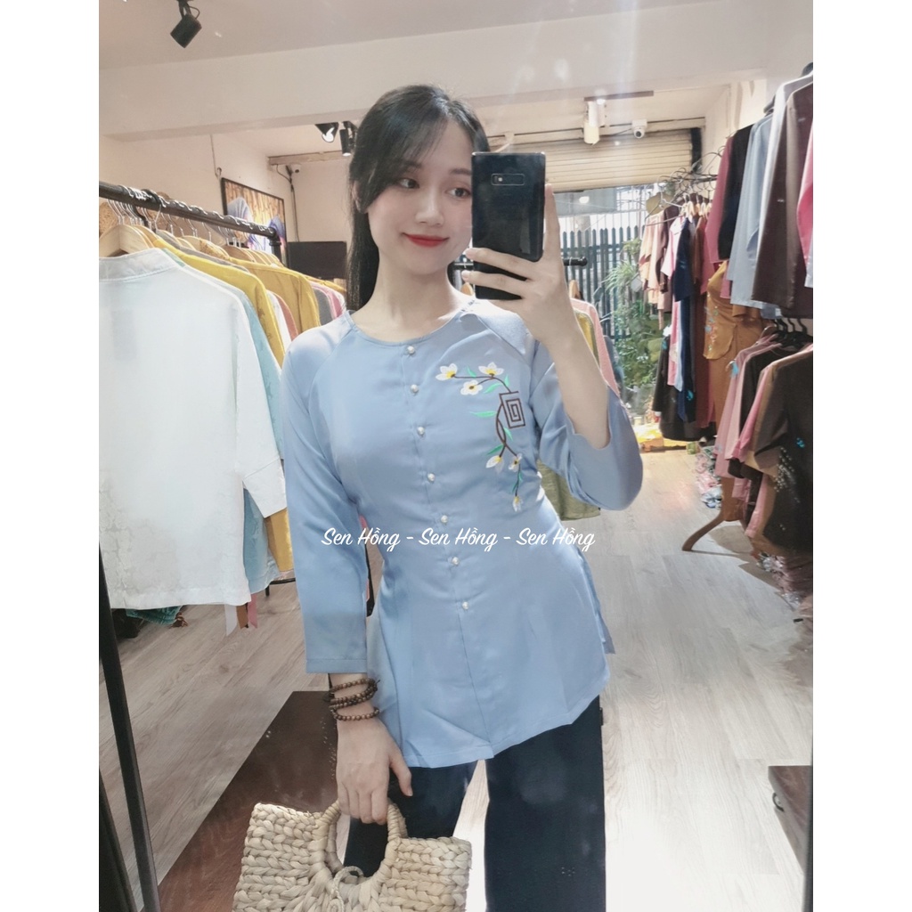 ĐỒ BÀ BA LỤA # áo quần bà ba lụa Tằm Ý mềm nhẹ dày dặn không lộ hở