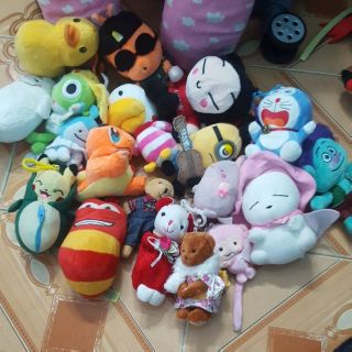 Set móc khóa gấu bông 20 con