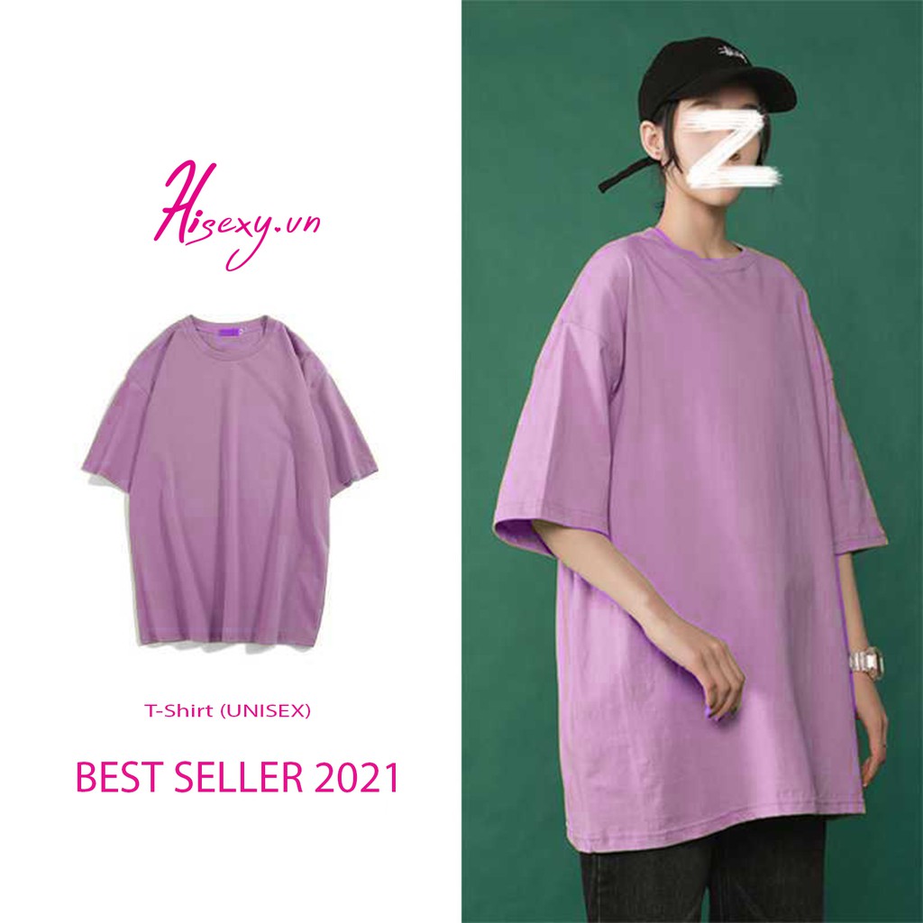 Áo Thun Trơn Unisex T-Shirt01 Hisexy.vn Cộc Tay