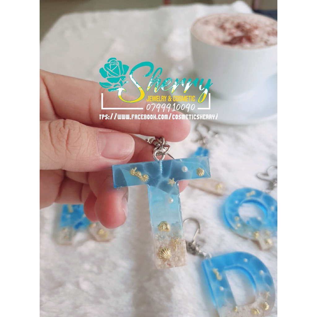 MÓC KHOÁ CHỮ RESIN THEO YÊU CẦU