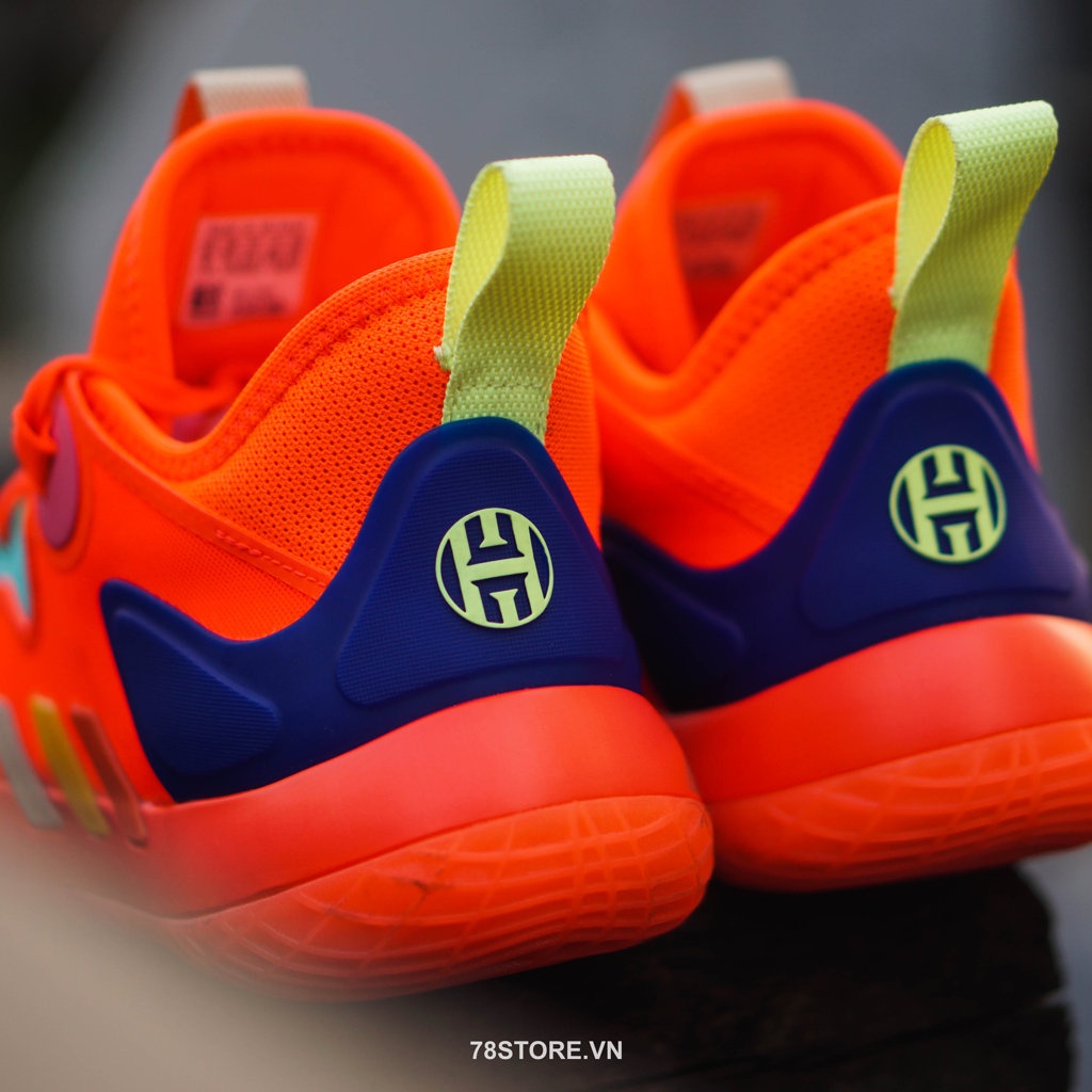 (Authentic 100%) Giày Thể Thao Bóng Rổ Adidas Harden Stepback 2 Cam FZ1077 Chính Hãng