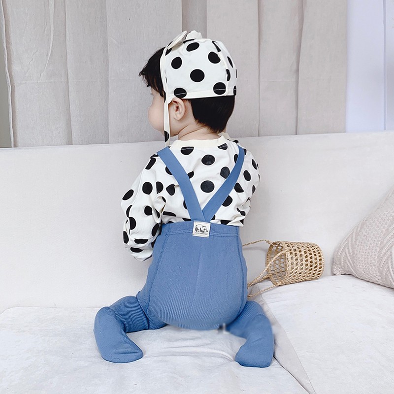 Quần Legging Màu Trơn Chất Liệu Cotton Cho Bé Gái