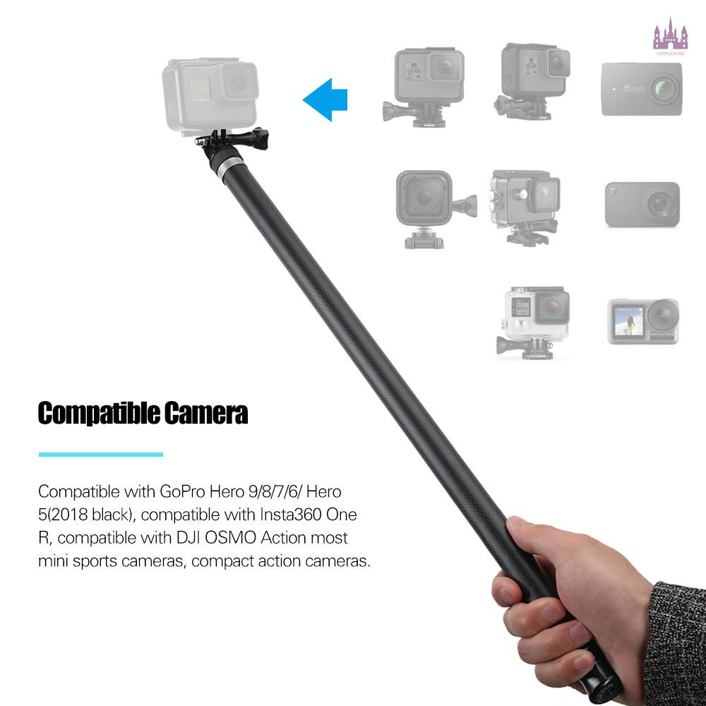 Telesin Gậy Selfie Sợi Carbon Siêu Nhẹ 2.7m / 106 Inch | BigBuy360 - bigbuy360.vn