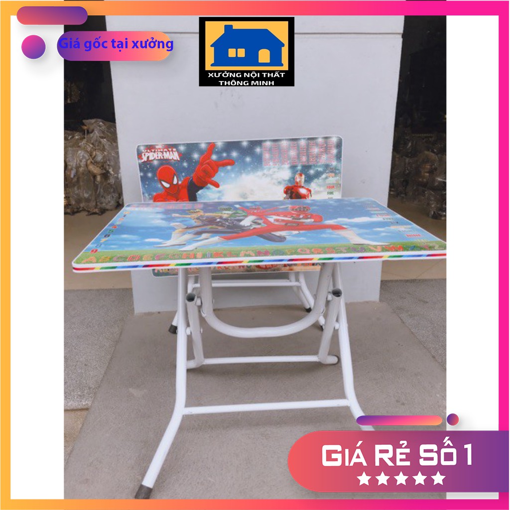 Bàn Học Sinh ,sinh Viên -vân Gỗ - Đen Kích Thước 40x60 Cm☀️freeship - Rẻ Vô Địch☀️