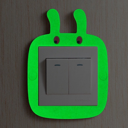 SUPO DEPOT - Miếng Dán Trang Trí Công Tắc Đèn Tường Bằng Silicon Hình Động Vật Hoạt Hình Dễ Thương