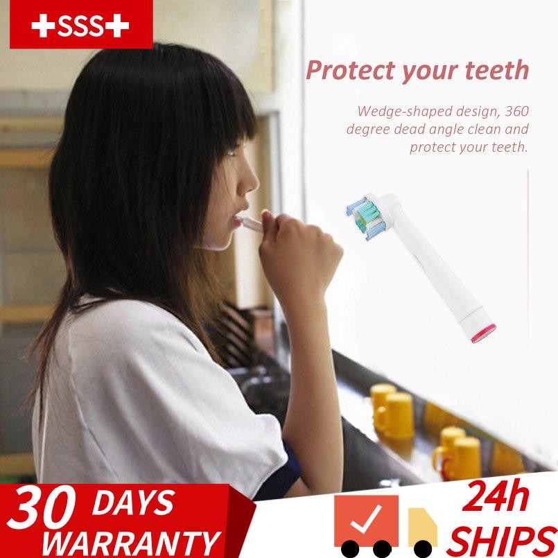 4 Đầu Bàn Chải Đánh Răng Điện Thay Thế Cho Oral B Braun Vitality Eb-18A