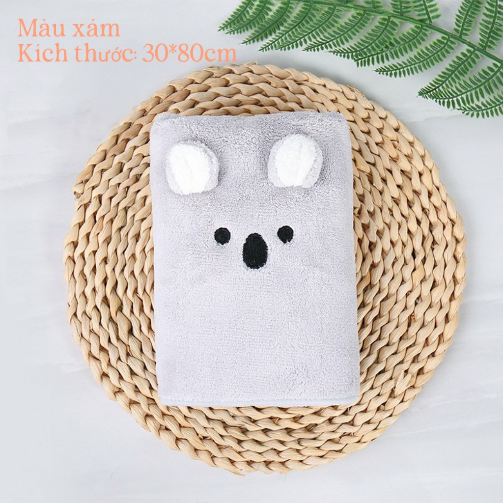 Khăn Lau Tóc Siêu Tốc, Khăn Lau Siêu Thấm Hút Cute Hàng Cao Cấp