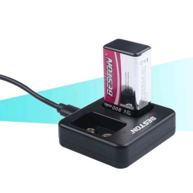 Pin sạc vuông 9V 800mAh / 9V 1000mWh/ sạc 2 khe / sạc 4 khe chính hãng Beston