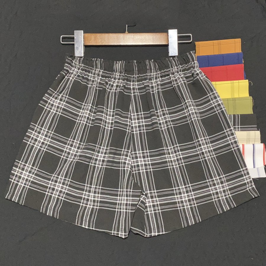 Quần Short Nữ Kẻ Sọc Unisex - Kiểu Quần Đùi Nữ Mặc Nhà hay mặc đi chơi đều đẹp mê ly