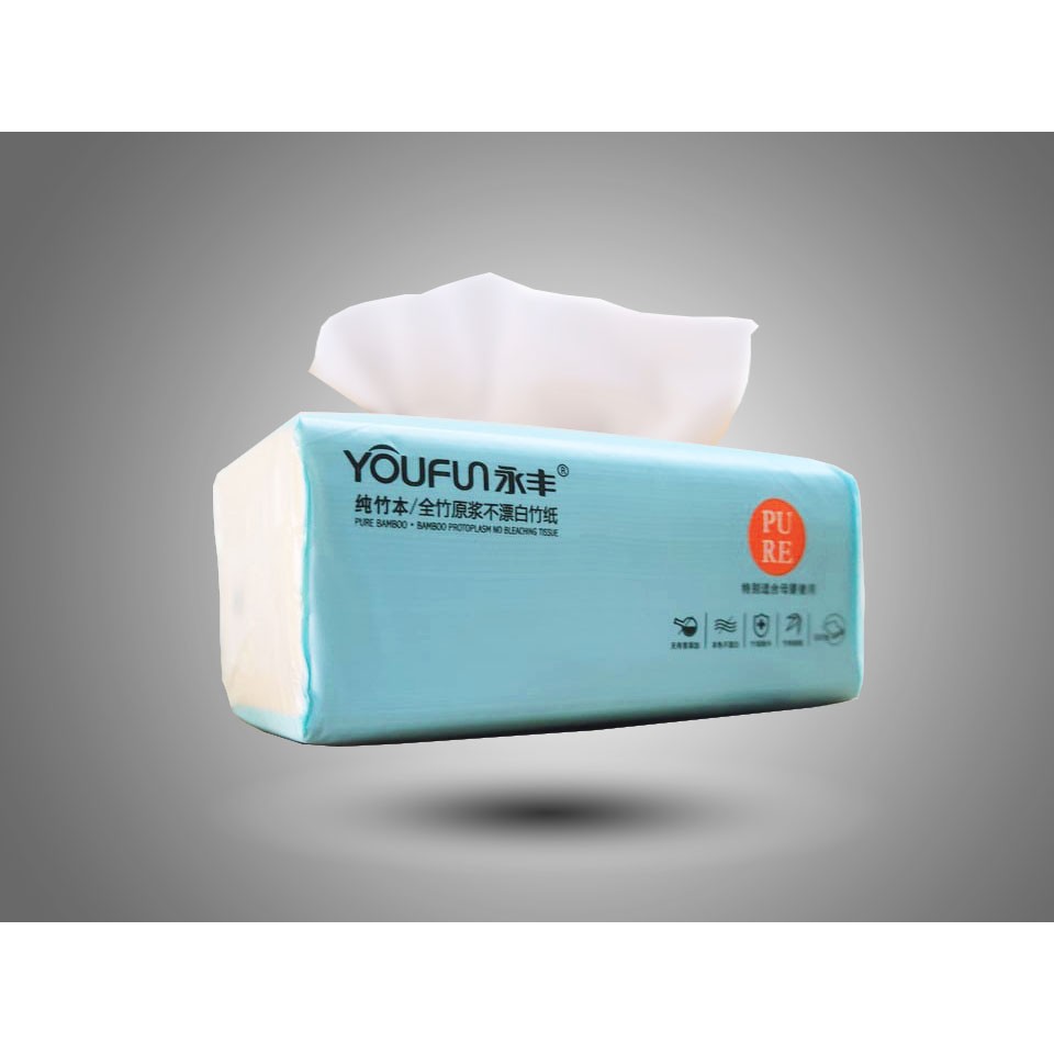 Gói giấy ăn siêu dai Youfun 300 tờ - Tổng hợp giấy nội địa Trung