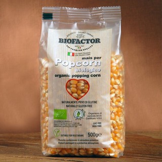 (BioFactor) - Bỏng ngô PopCorn hữu cơ 500g