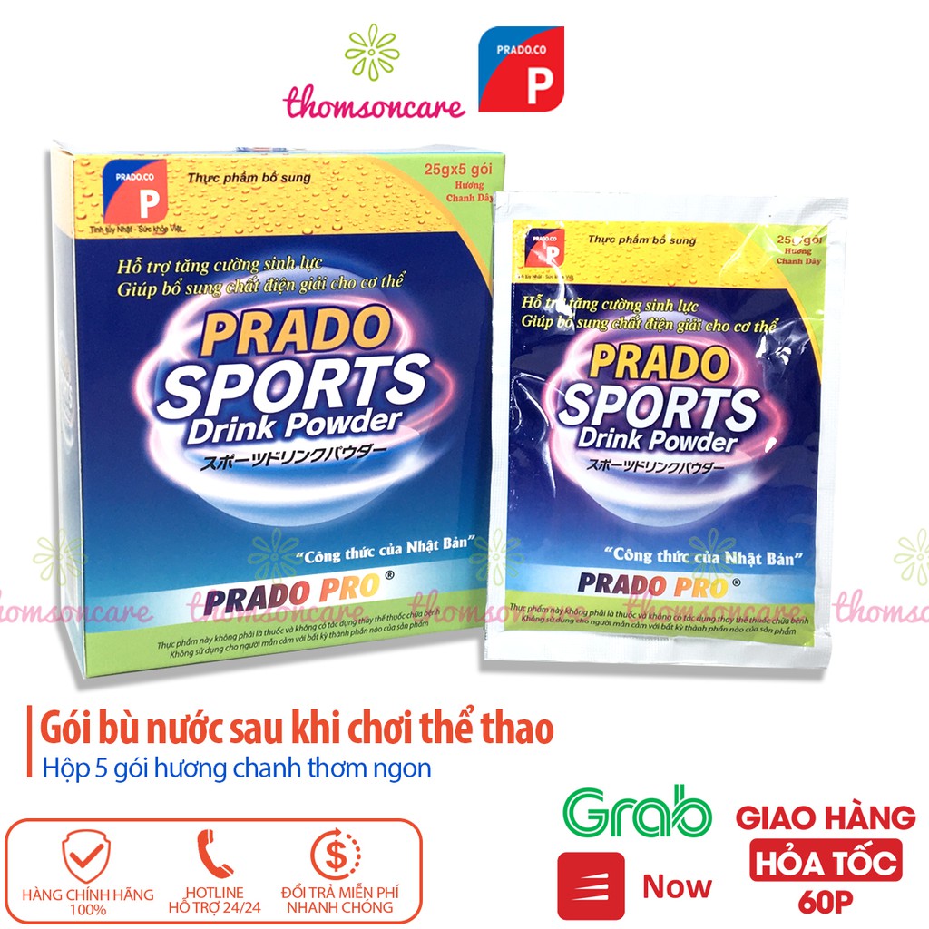 Sports Drink nước bổ sung điện giải, thêm khoáng Ion Công nghệ Nhật Bản, dùng sau chơi thể thao, sốt, mất nước