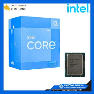 Mua CPU Intel Core i3 12100 (3.3GHz turbo up to 4.3Ghz  4 Cores 8 Threads  12MB Cache  58W) | Full Box Nhập Khẩu