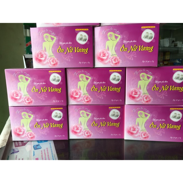 Bột Ngâm Phụ Khoa ÔN NỮ VƯƠNG Hộp 20 Gói