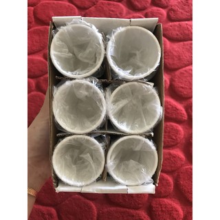 Ly sứ trắng nhỏ 45ml