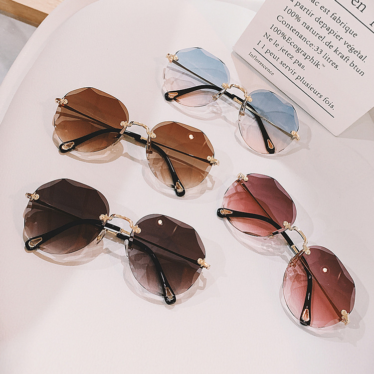 Kính Mát Gọng Tròn Phong Cách Hàn Quốc Dành Cho Nữ