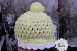 Nón len handmade