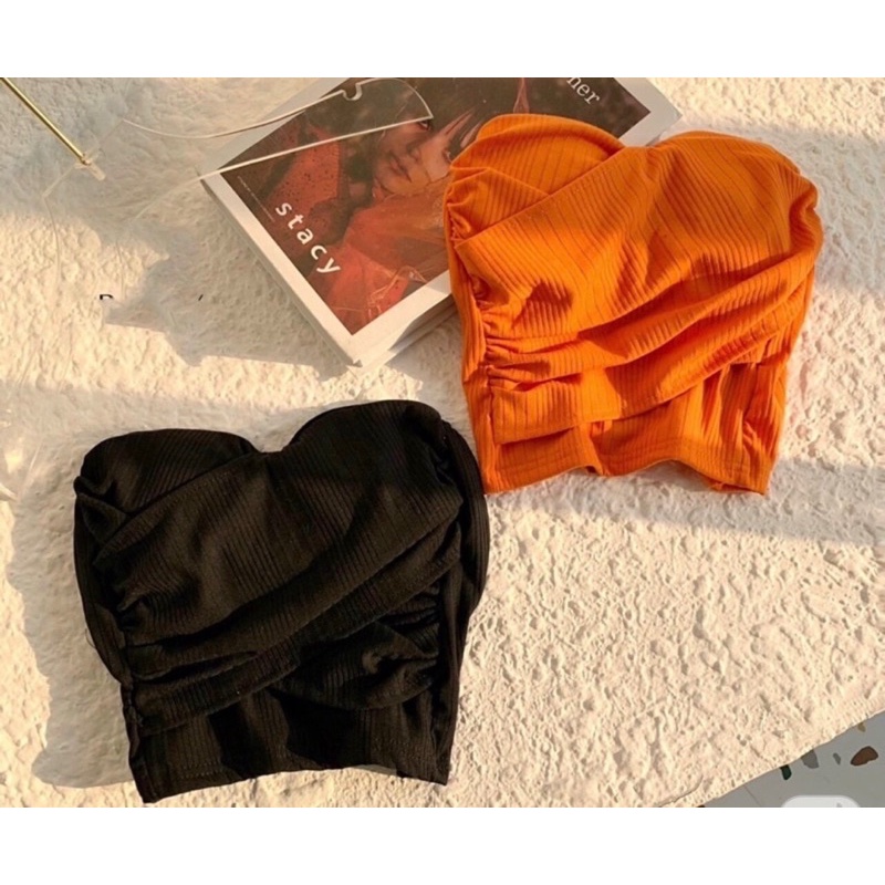 Áo ống cúp ngực đan chéo - 25 Store
