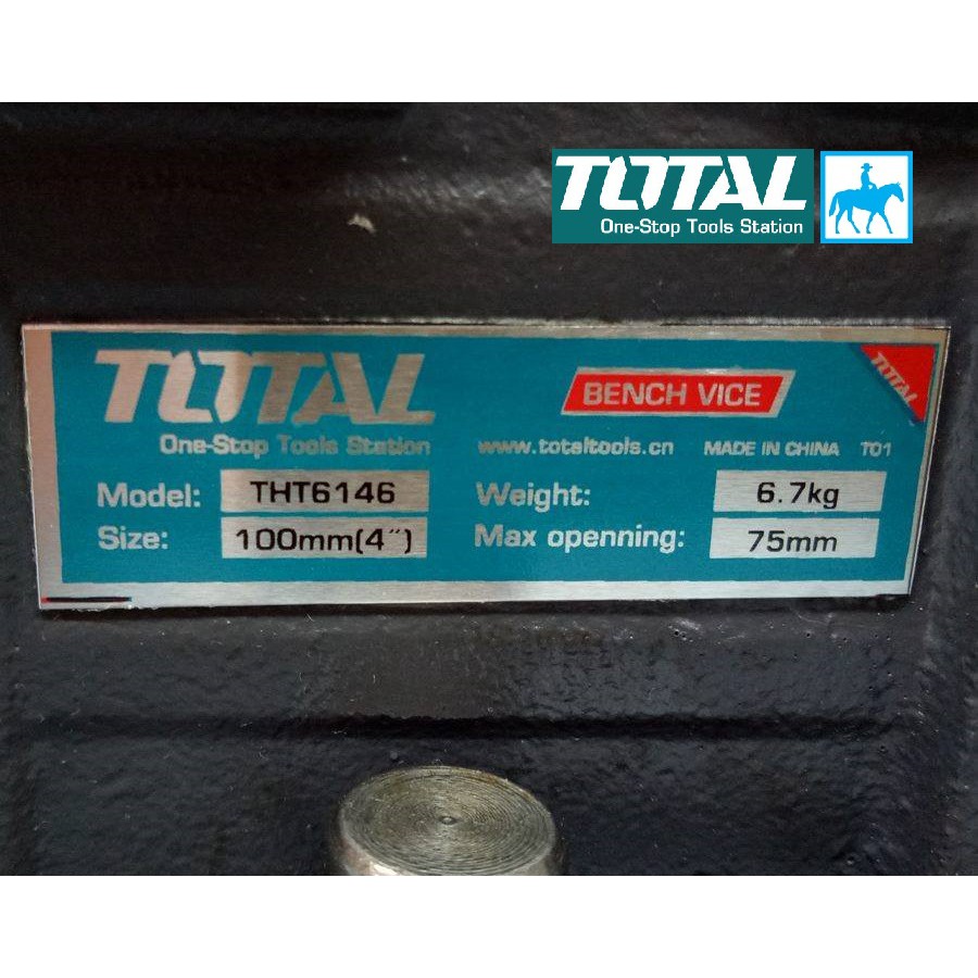 Total Êtô eto kẹp 4inch Bench Vice THT6146