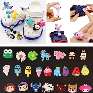 Phụ kiện trang trí giày dép mùa xuân cho bé hoạ tiết hoạt hình dễ thương sáng tạo chất liệu PVC sáng tạo