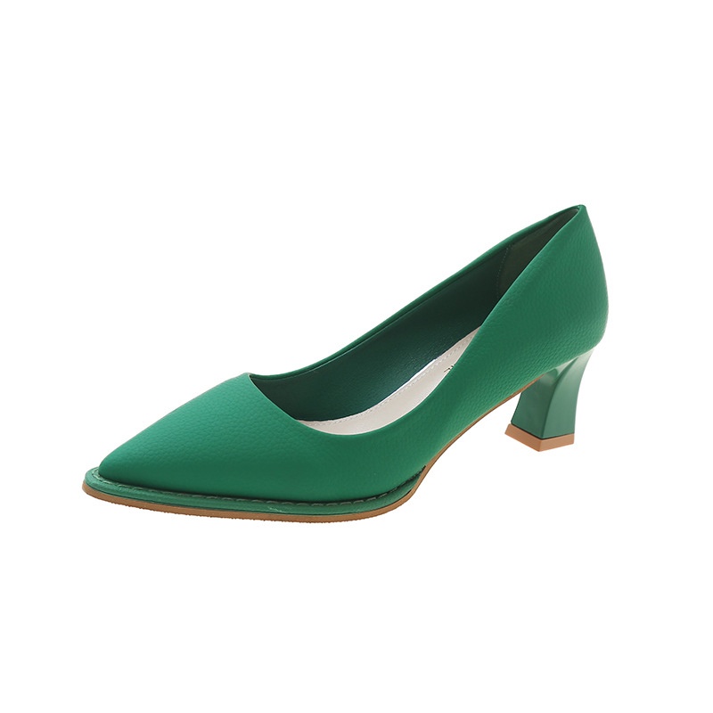 Giày Cao Gót Mũi Nhọn Phong Cách Pháp Cho Nữ