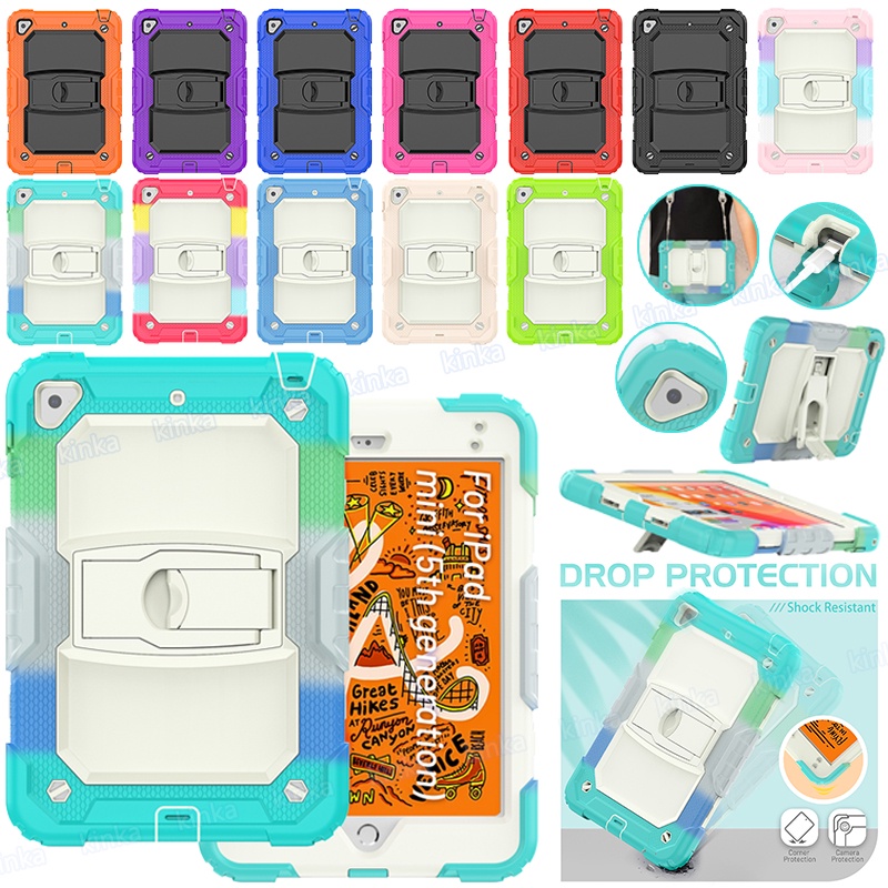 Ốp bảo vệ máy tính bảng nhiều lớp chống sốc cho iPad mini 1 2 3 4 5 6 Air1 Air2 Pro 9.7 2017 2018 7 8 9 10.2 2019 2020 2021