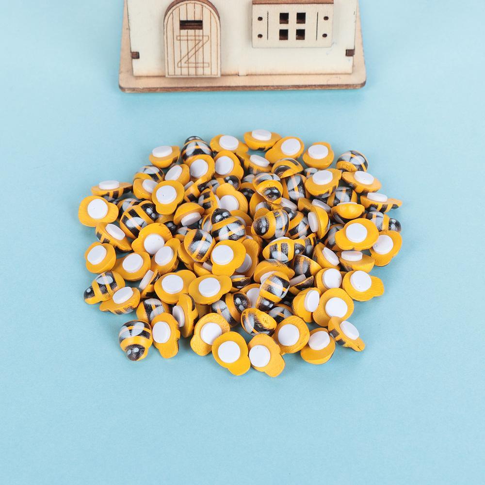 Bộ 100 Sticker Xốp Hình Ong Dùng Trang Trí Tủ Lạnh DIY