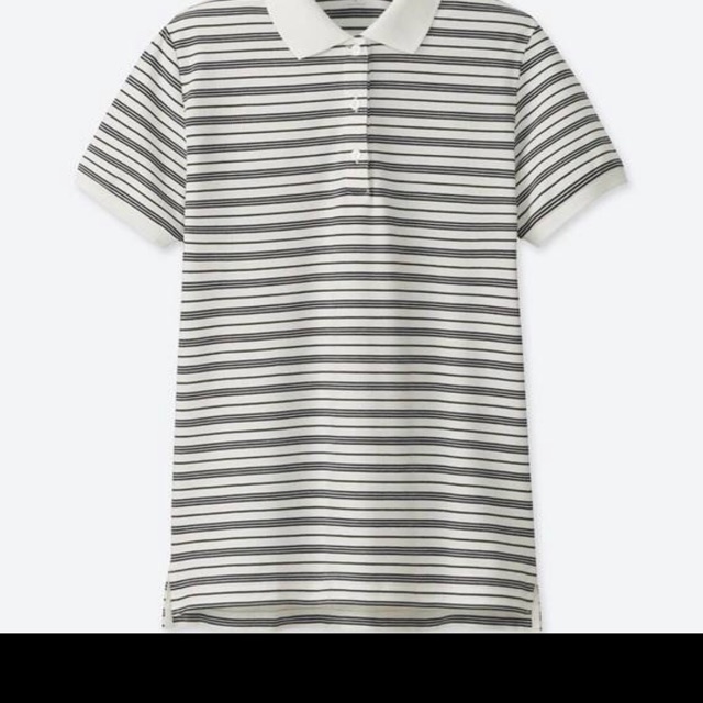 Polo kẻ đen trắng U*N*I