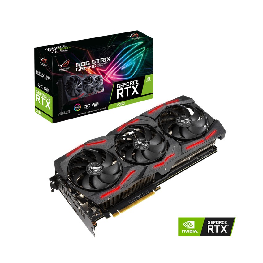 Card màn hình Asus ROG STRIX RTX 2060 O6G EVO GAMING