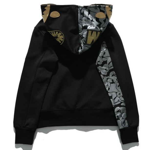 BAPE Mới Áo Khoác Hoodie Họa Tiết Rằn Ri Thời Trang Cho Nam