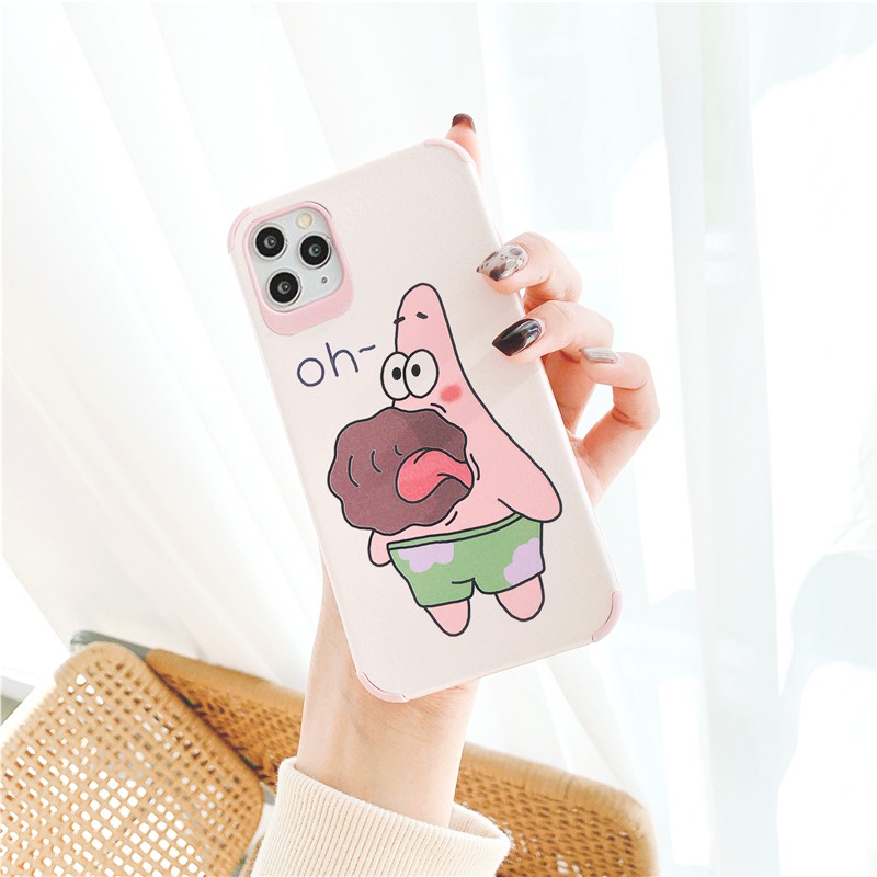 Ốp lưng iphone Bob & Patrick da viền chống va đập 5/5s/6/6plus/6s/6splus/7/7plus/8/8plus/x/xs/11/12/pro/max/plus/promax | BigBuy360 - bigbuy360.vn