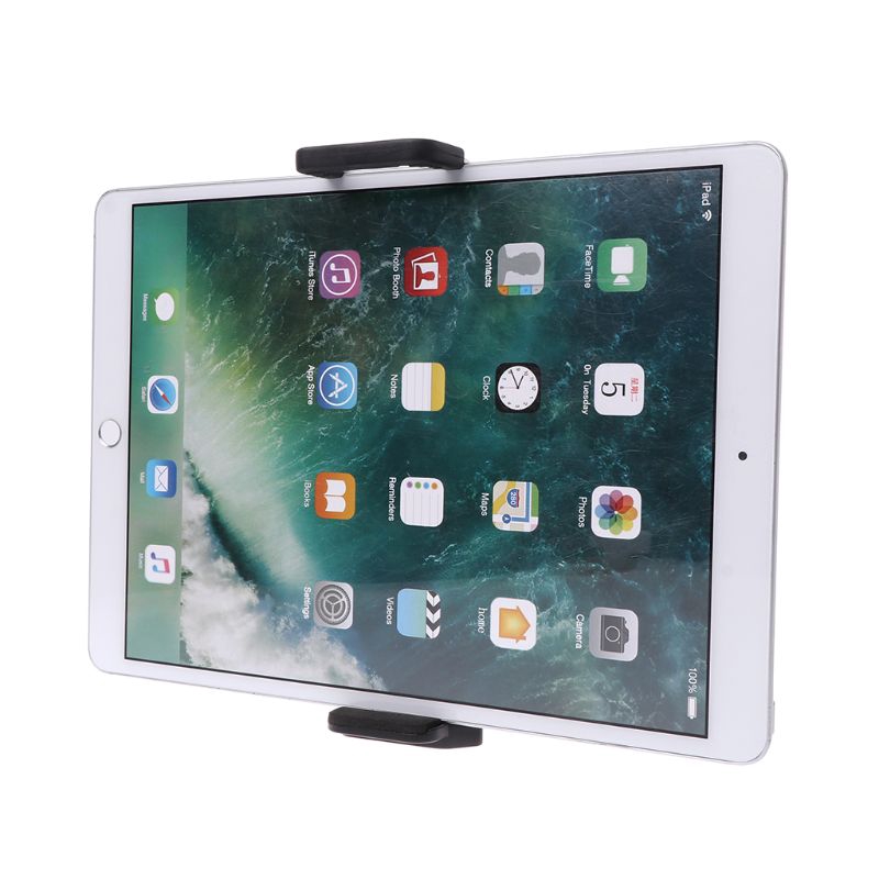 Tripod Mount Clamp 1/4'' Thread Stand Tablet Phone Holder Bracket Adjustable Extendable Adapter