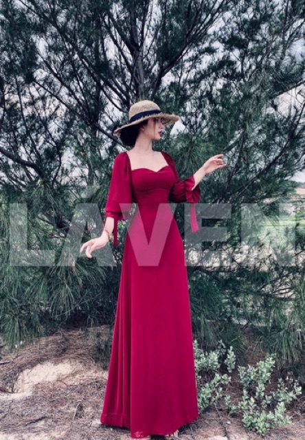 Đầm maxi đan dây lưng - voal kèm mút ngực | BigBuy360 - bigbuy360.vn