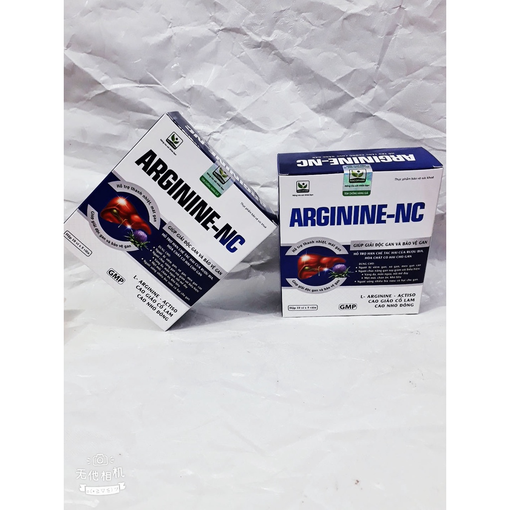 Viên uống Giải độc gan ARGININE NC, hỗ trợ thanh nhiệt, mát gan; tăng cường chức năng gan; hỗ trợ hạ men gan