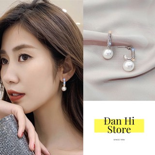007 [Video, Ảnh thật] Bông tai, khuyên tai nữ Chenni đính ngọc - danhi.store