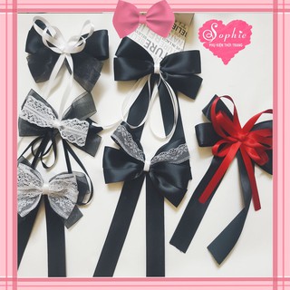 🎀 Kẹp nơ [BST các mẫu màu đen] nhiều mẫu xinh xắn kẹp tóc Sophie Store