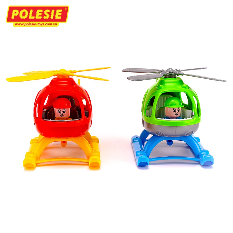 Đồ Chơi Mô Hình Máy Bay Trực Thăng Du Lịch, Nhựa ABS An Toàn Nhập Khẩu Châu Âu Chính Hãng POLESIE 67654