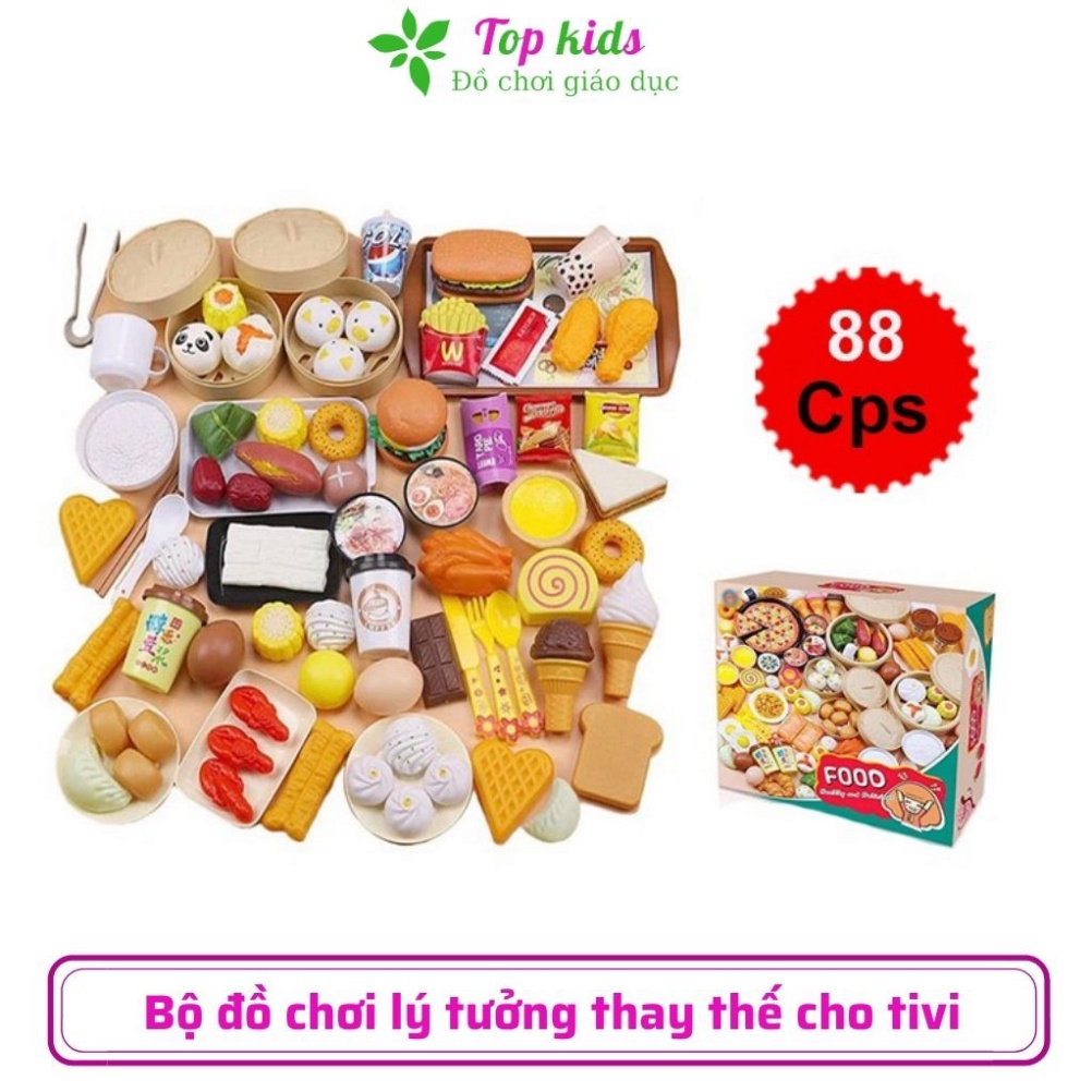 Đồ chơi nấu ăn mô phỏng đồ dùng nhà bếp nấu ăn cho trẻ em 2 đến 6 tuổi TOPKIDS