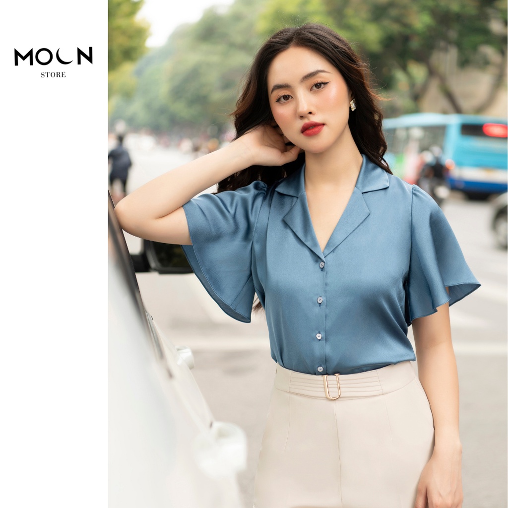 Áo Sơ Mi Nữ Lụa 4 Màu HA104 MOON STORE