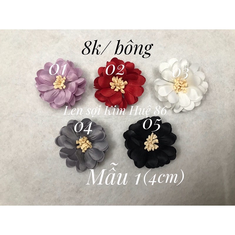 Các mẫu hoa trang trí (mẫu 8,9,10)