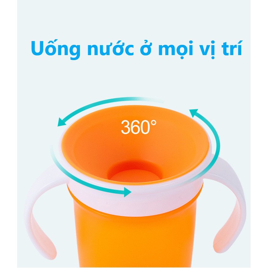 Cốc Tập Uống Có Tay Cầm Cho Bé 360º DRINK CUP