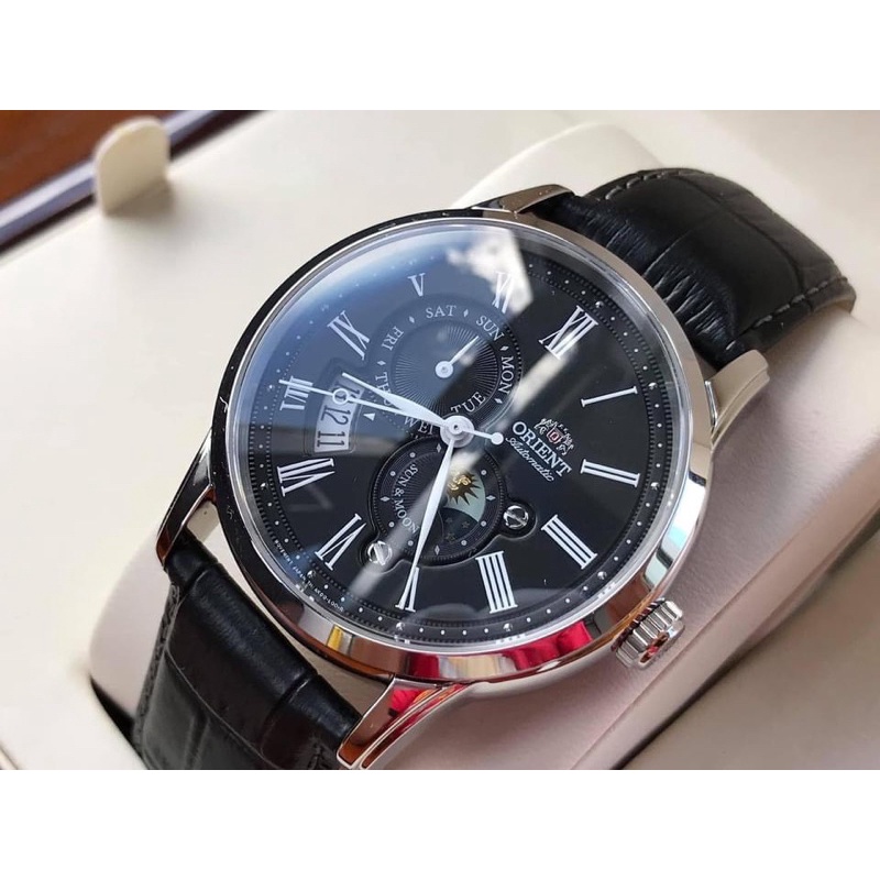 Đồng hồ nam Orient Sun &amp; Moon Gen 3 Black .