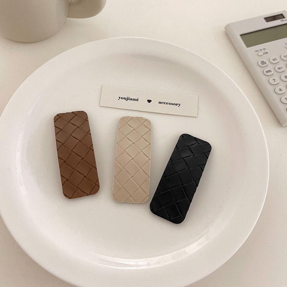 Kẹp Tóc Bện Bằng Hợp Kim Phong Cách Hàn Quốc Ngọt Ngào